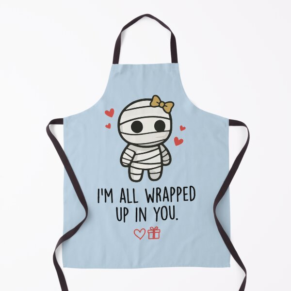 Item preview, Cute Mummy Love Pun - I'm All Wrapped Up In You Couples Gift designed and sold by WormJ.
