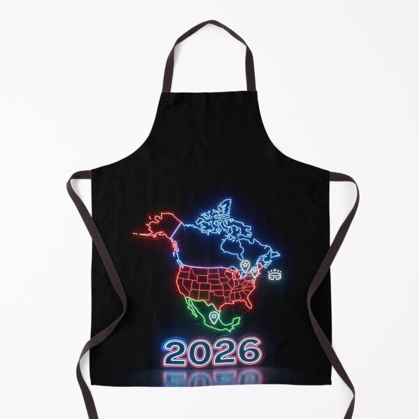 Item preview, World Cup 2026 — Neon Map North America Host Nations designed and sold by David Mateo ArtWorks.