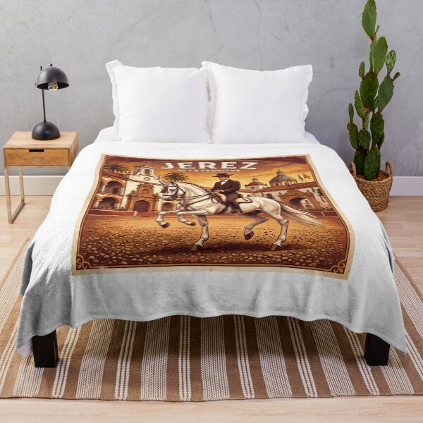Item preview, Jerez Spain Equestrian Poster - Vintage Andalusian Horse Art designed and sold by ryanguas.