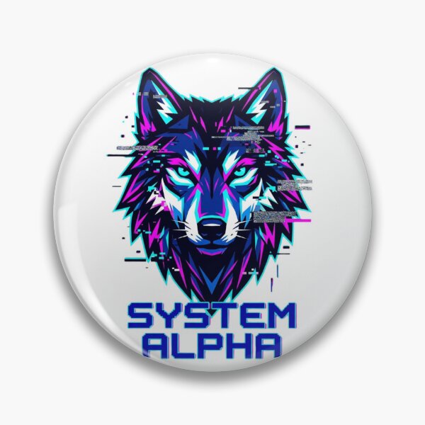 Item preview, System Alpha Wolf Shirt Cyberpunk Neon Wolf Gaming Gift Wolf Lover Glitch Tech Tee designed and sold by Sky-bully.