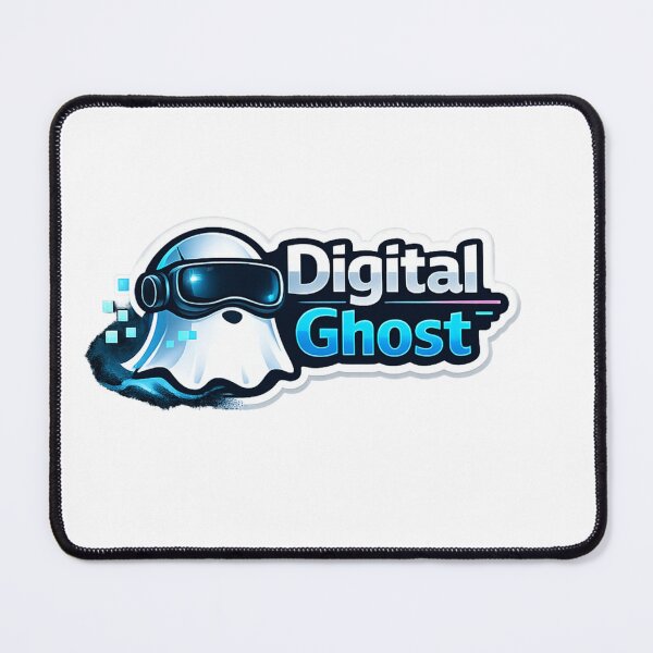 Item preview, Digital Ghost Cyber Sticker designed and sold by BrightMindPrint.
