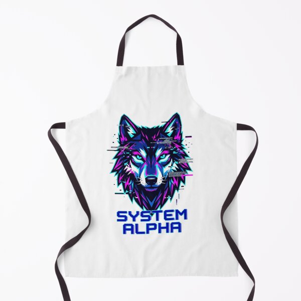 Item preview, System Alpha Wolf Shirt Cyberpunk Neon Wolf Gaming Gift Wolf Lover Glitch Tech Tee designed and sold by Sky-bully.