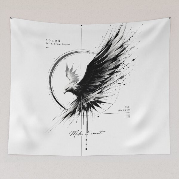 Item preview, FOCUS // Make It Count – Abstract Eagle Streetwear Graphic designed and sold by NBT-NOVA.