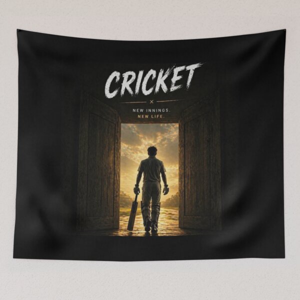 Item preview, CRICKET Motivation Aesthetic – New Innings Sports Streetwear Design designed and sold by NovaInfinityStudio.