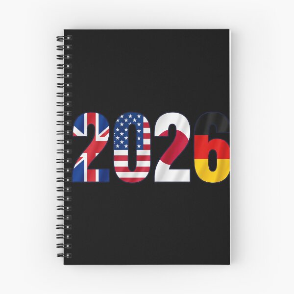 Item preview, 2026 Football — Flag Typography England USA Japan Germany designed and sold by David Mateo ArtWorks.