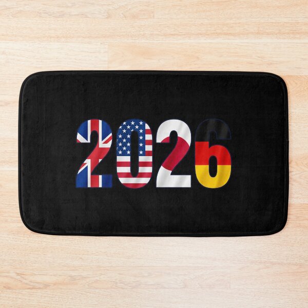 Item preview, 2026 Football — Flag Typography England USA Japan Germany designed and sold by David Mateo ArtWorks.