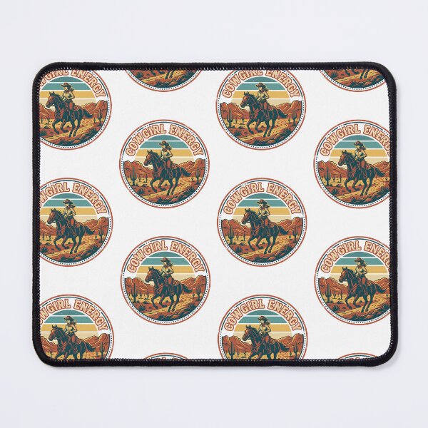 Item preview, Cowgirl Energy Desert Retro Rider designed and sold by PixelModeShop.