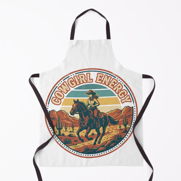 Item preview, Cowgirl Energy Desert Retro Rider designed and sold by PixelModeShop.