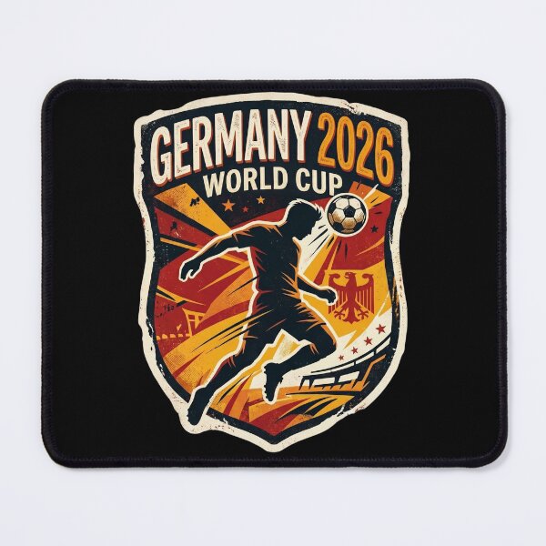 Item preview, Germany 2026 World Cup — Football Shield Retro Pop Art Style designed and sold by David Mateo ArtWorks.