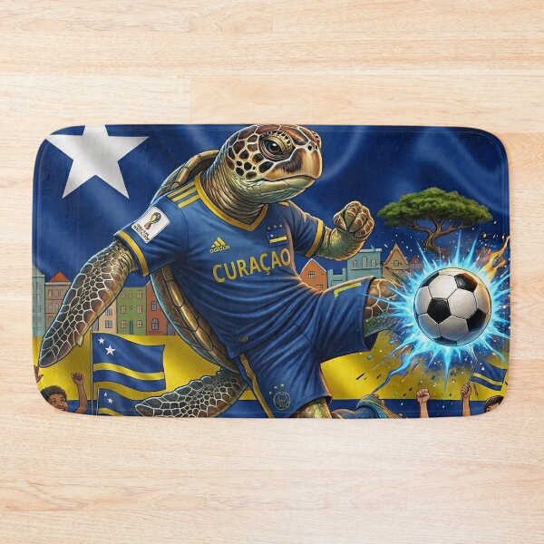 Item preview, CURACAO SOCCER TURTLE MASCOT designed and sold by internlvisions.