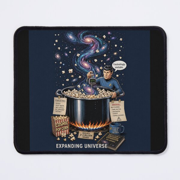Item preview, Expanding Universe — Cosmic Popcorn Funny Science Art Print designed and sold by SammyMorry.