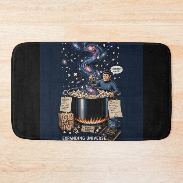 Item preview, Expanding Universe — Cosmic Popcorn Funny Science Art Print designed and sold by SammyMorry.