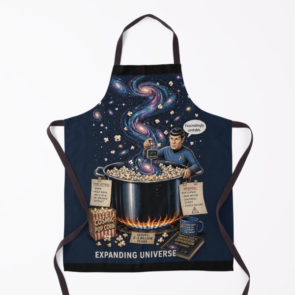 Item preview, Expanding Universe — Cosmic Popcorn Funny Science Art Print designed and sold by SammyMorry.
