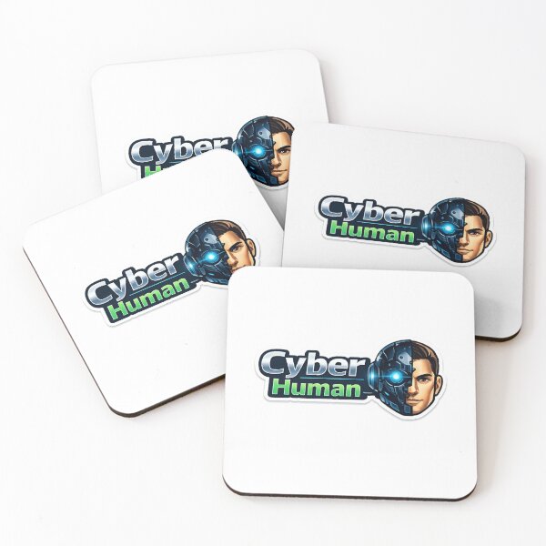 Item preview, Cyber Human Futuristic Sticker designed and sold by BrightMindPrint.