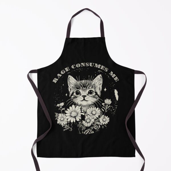 Item preview, Rage Consumes Me Cute Cat Meme Vintage Retro Funny Kitten designed and sold by CCChillingfrog.