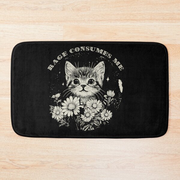 Item preview, Rage Consumes Me Cute Cat Meme Vintage Retro Funny Kitten designed and sold by CCChillingfrog.