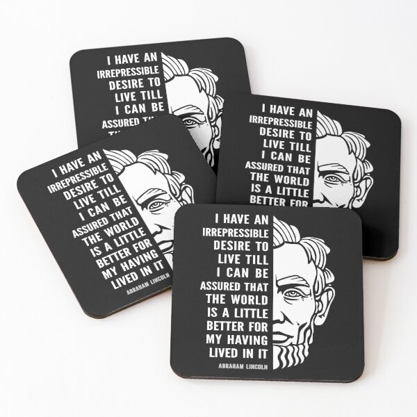 Item preview, Abraham Lincoln Inspirational Quote Vintage Portrait Typography designed and sold by Elvin Dantes.