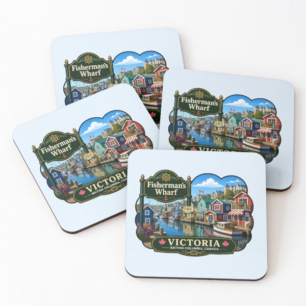 Item preview, Fisherman's Wharf, Victoria, British Columbia, Canada designed and sold by Myra365Art.