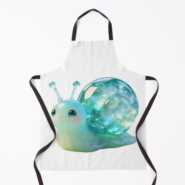 Item preview, Cute Emerald Snail Mascot designed and sold by ABYSSLAB.