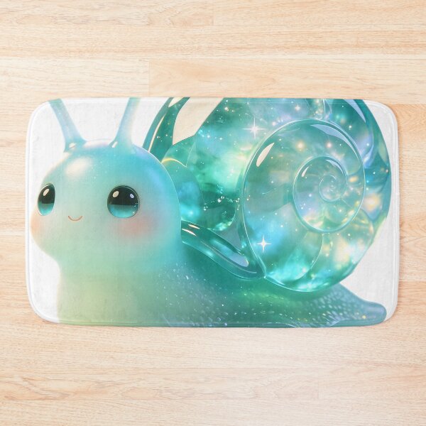 Item preview, Cute Emerald Snail Mascot designed and sold by ABYSSLAB.