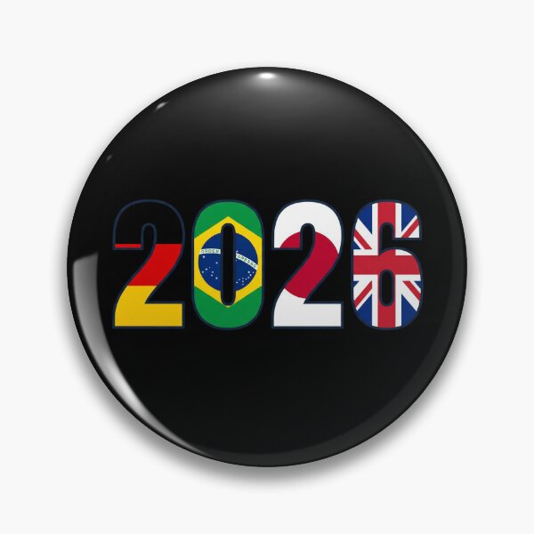Item preview, 2026 Football — Flag Typography Germany Brazil Japan England designed and sold by David Mateo ArtWorks.
