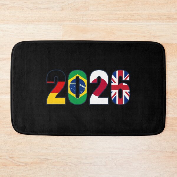 Item preview, 2026 Football — Flag Typography Germany Brazil Japan England designed and sold by David Mateo ArtWorks.