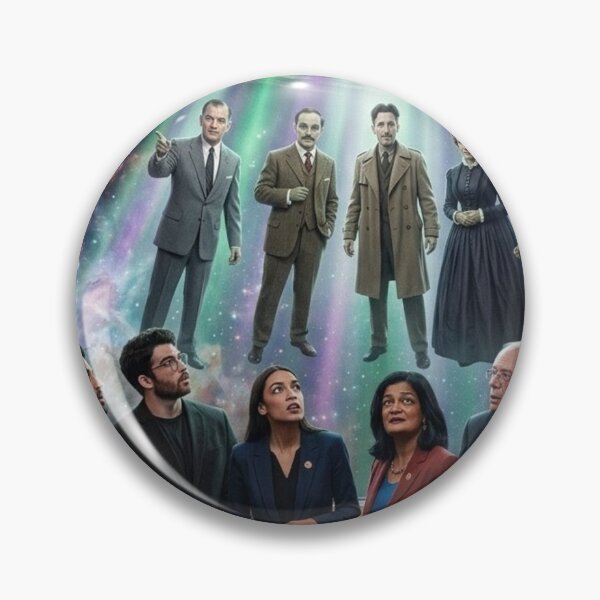 Item preview, Galaxy Universe Spaceship Alien Abduction: Political and Historical Figures designed and sold by Uniqueartai.