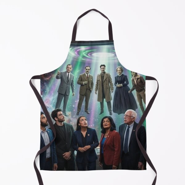 Item preview, Galaxy Universe Spaceship Alien Abduction: Political and Historical Figures designed and sold by Uniqueartai.
