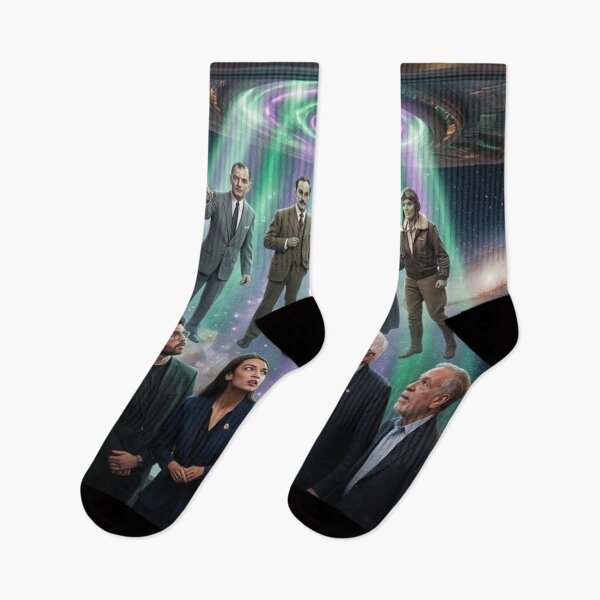 Item preview, Galaxy Universe Spaceship Alien Abduction: Political and Historical Figures designed and sold by Uniqueartai.