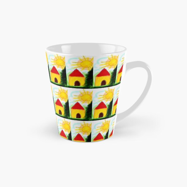 Item preview, A cute little home and bright yellow sun designed and sold by Shukasya-Arts.