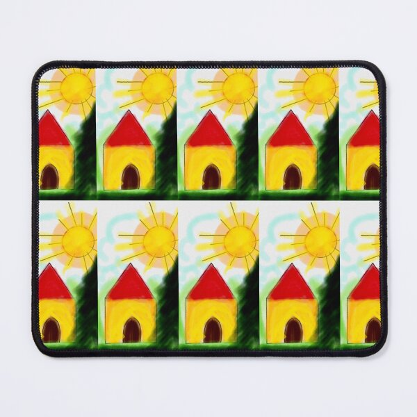 Item preview, A cute little home and bright yellow sun designed and sold by Shukasya-Arts.