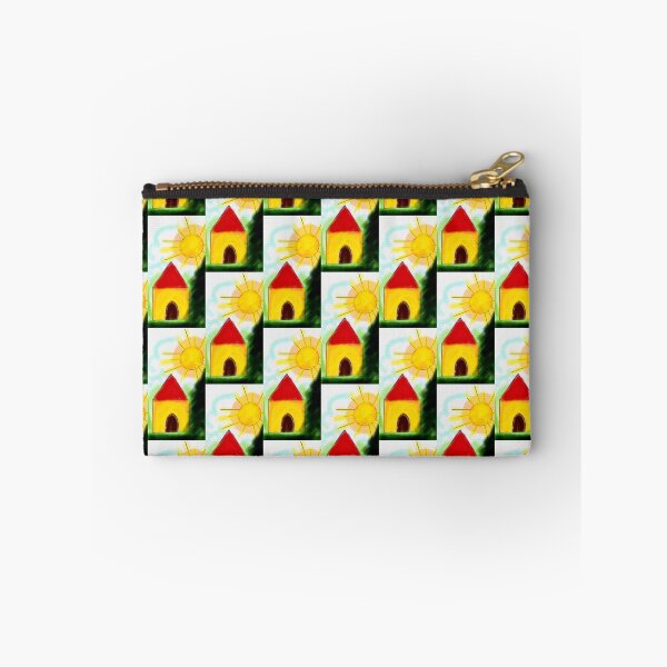 Item preview, A cute little home and bright yellow sun designed and sold by Shukasya-Arts.