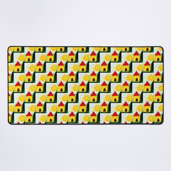 Item preview, A cute little home and bright yellow sun designed and sold by Shukasya-Arts.