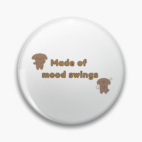 Item preview, Made Of Mood Swings Funny Dog Cute Poodle Typography designed and sold by Rehnair.