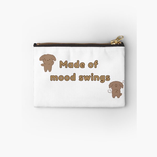 Item preview, Made Of Mood Swings Funny Dog Cute Poodle Typography designed and sold by Rehnair.