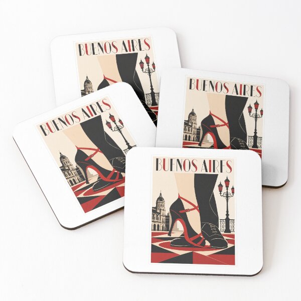 Item preview, Buenos Aires Tango Dancers Feet Travel Poster designed and sold by Beyond Destinations.