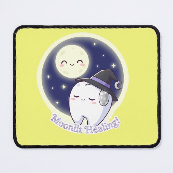 Item preview, Cute Witch Tooth Moonlit Healing Magic Dentist Halloween Sticker designed and sold by bvdesignart.