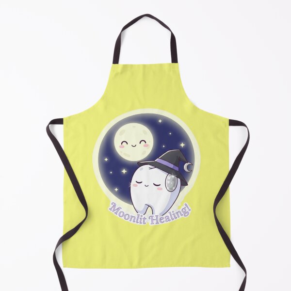 Item preview, Cute Witch Tooth Moonlit Healing Magic Dentist Halloween Sticker designed and sold by bvdesignart.