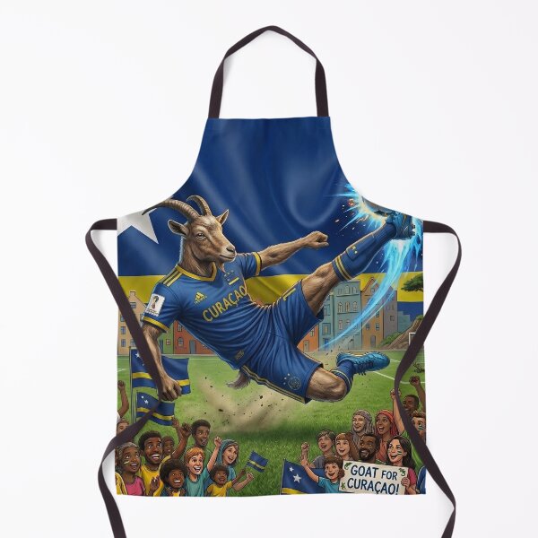 Item preview, CURACAO SOCCER GOAT MASCOT designed and sold by internlvisions.