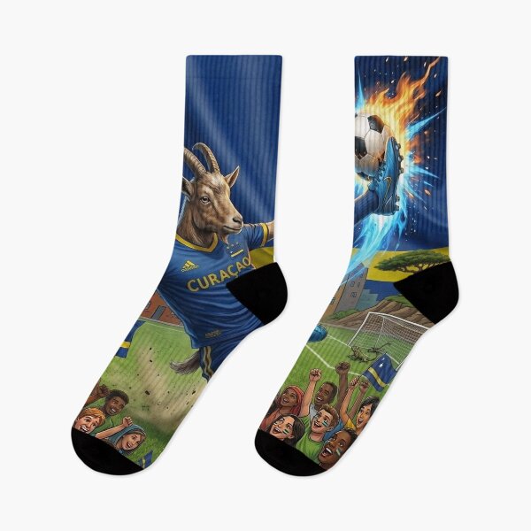 Item preview, CURACAO SOCCER GOAT MASCOT designed and sold by internlvisions.