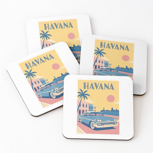 Item preview, Havana Classic Car Malecon Travel Poster designed and sold by Beyond Destinations.