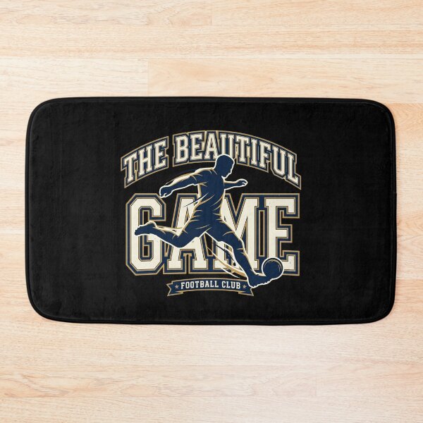 Item preview, The Beautiful Game — Varsity Football Typography Club Style designed and sold by David Mateo ArtWorks.