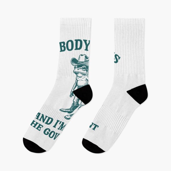 Item preview, My Body Hurts And I’m Mad At The Government Funny Cowboy Frog Meme designed and sold by CCChillingfrog.
