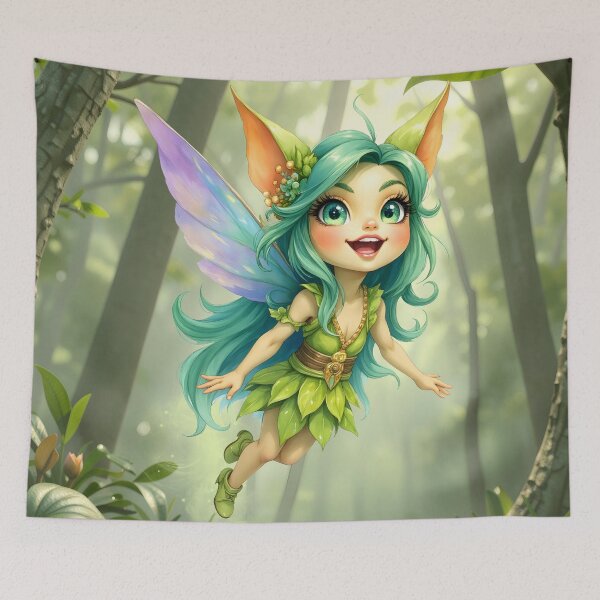Item preview, Liora the Forest Sprite – Enchanted Fairy Companion designed and sold by nicky2342.