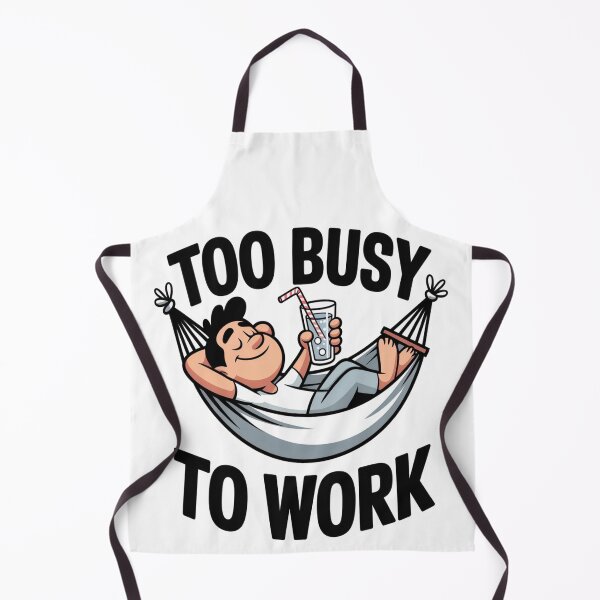 Item preview, Too Busy To Work Funny Office Humor Hammock Art designed and sold by AlexandraSand.