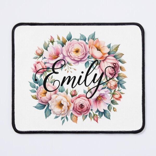 Item preview, Emily Floral Name Watercolor Boho Personalized Design designed and sold by ArcticFoxStudio.
