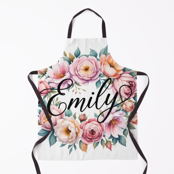 Item preview, Emily Floral Name Watercolor Boho Personalized Design designed and sold by ArcticFoxStudio.