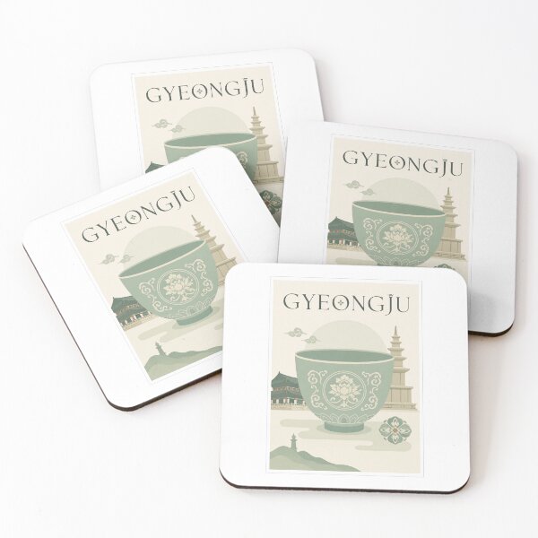 Item preview, Gyeongju Celadon Bowl Korea Travel Poster designed and sold by Beyond Destinations.
