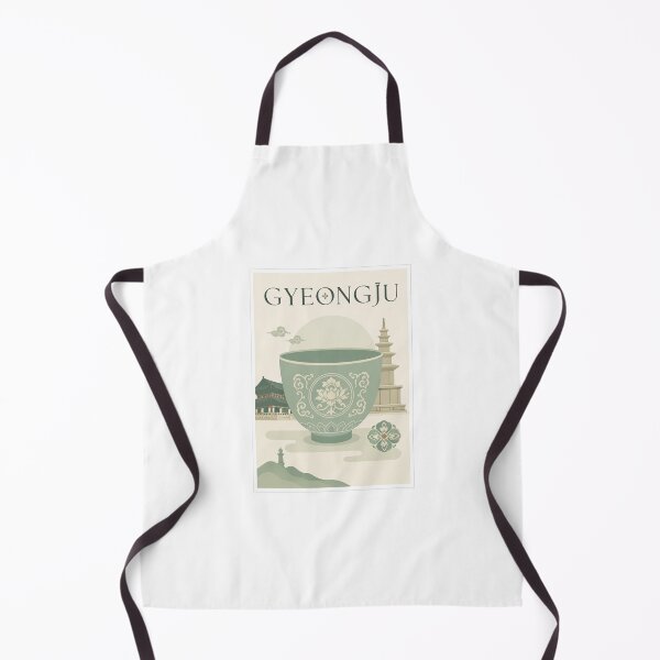 Item preview, Gyeongju Celadon Bowl Korea Travel Poster designed and sold by Beyond Destinations.
