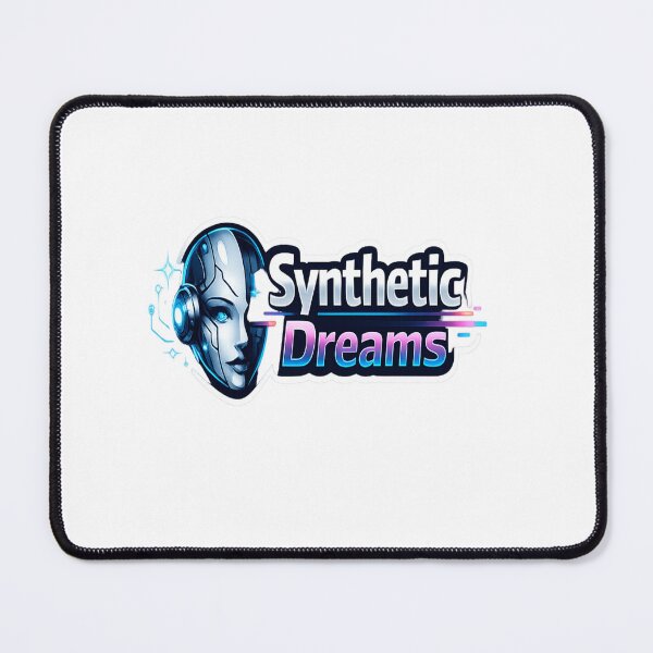 Item preview, Synthetic Dreams Futuristic Sticker designed and sold by BrightMindPrint.